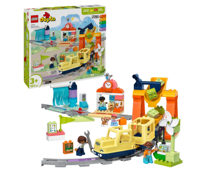 Klocki LEGO® LEGO DUPLO 10428 Duży interaktywny pociąg miejski